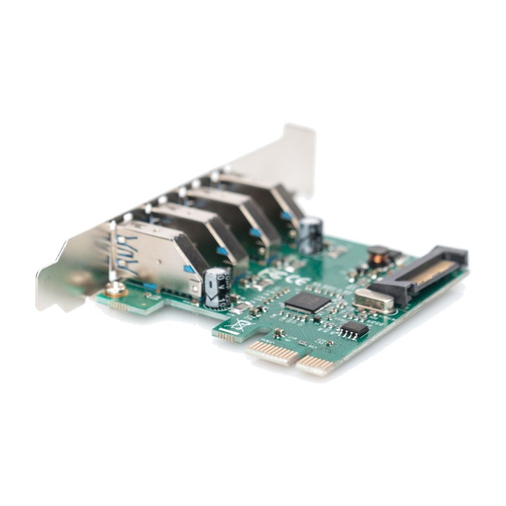 DIGITUS PCIe-Controllerkarte mit 4 USB-A-Anschlüssen X1 3.0