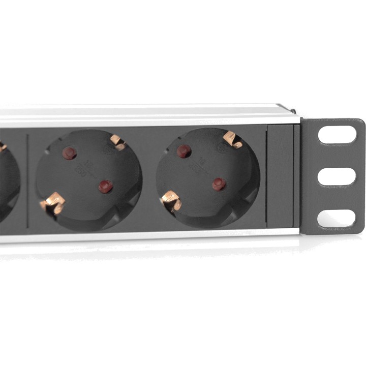 DIGITUS Multiprise PDU pour armoire rack 10" 1U