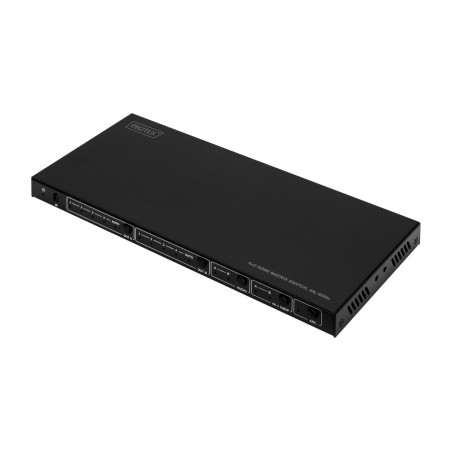 conmutador matriz de 4 entradas a 2 salidas con extractor de audio hdmi 2.0 4k 4x2