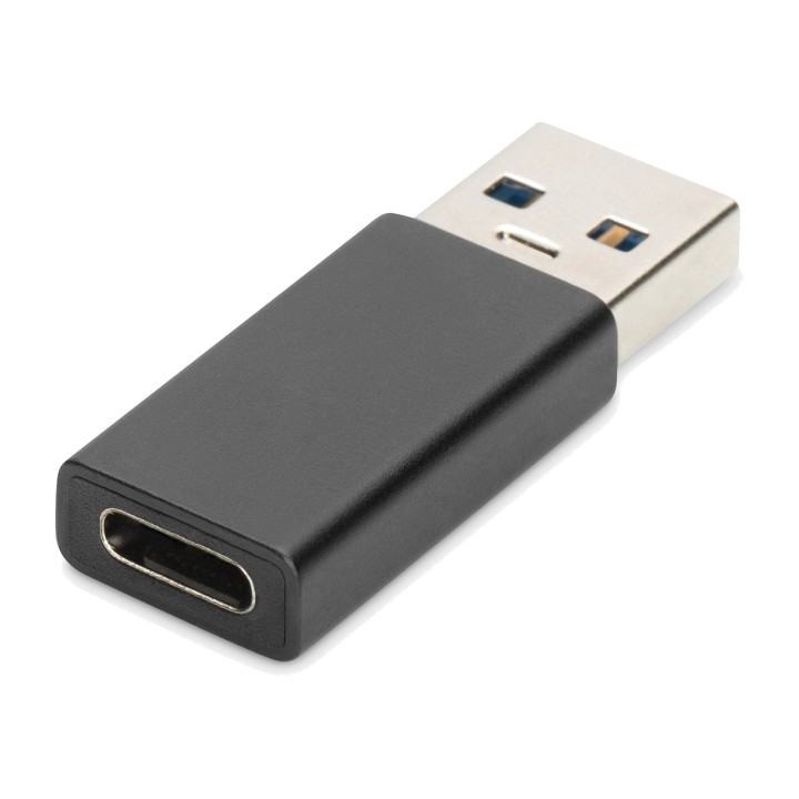 DIGITUS Adaptateur USB-A mâle vers USB Type-C femelle 3.0