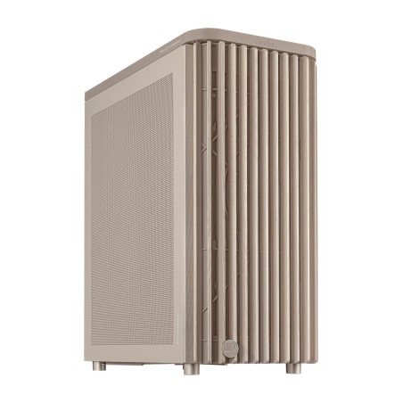 caja de pc semitorre atx con frontal de madera proart-pa401 wood edition