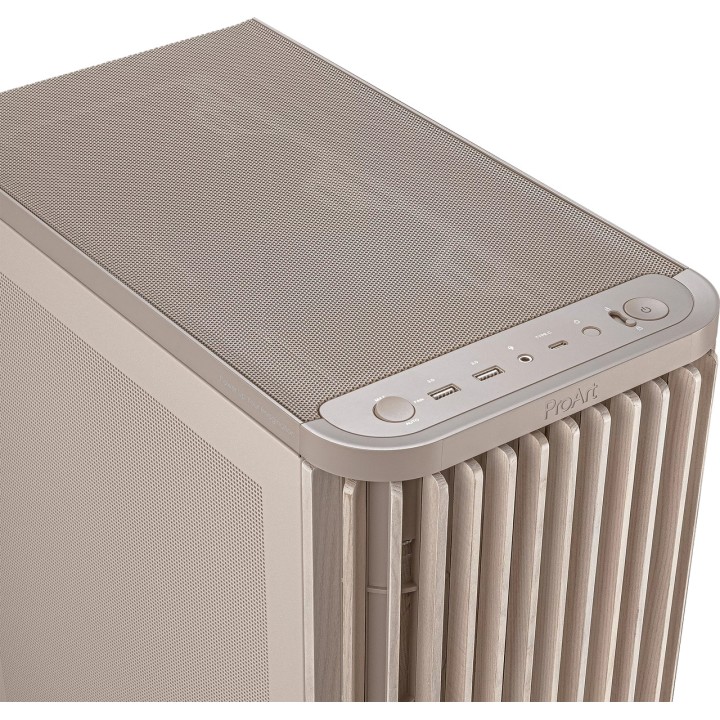 ASUS ATX-Midi-Tower-PC-Gehäuse mit Holzfront PROART-PA401