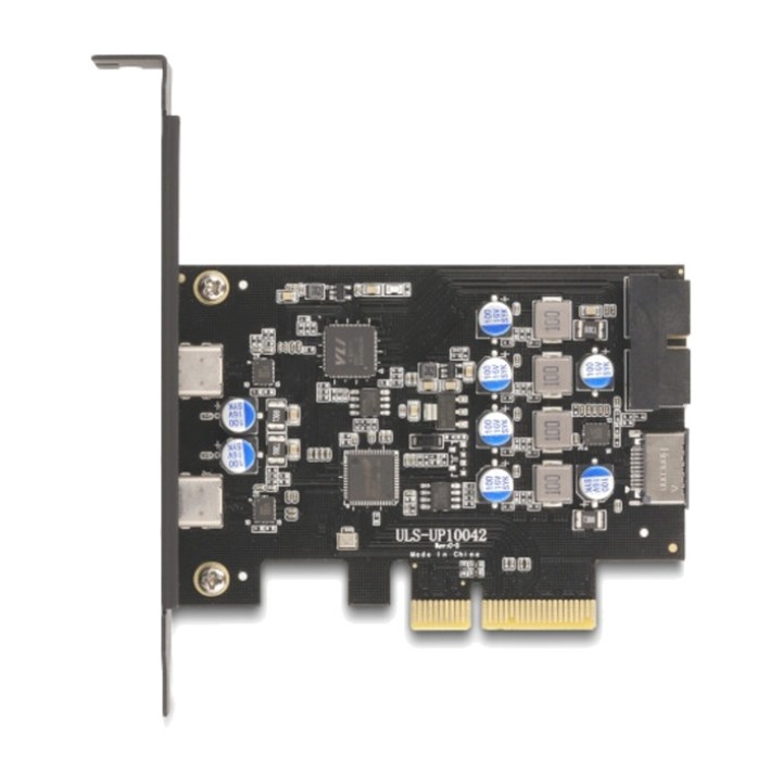 DELOCK PCIe-Controllerkarte mit 2 USB-C-Anschlüssen und