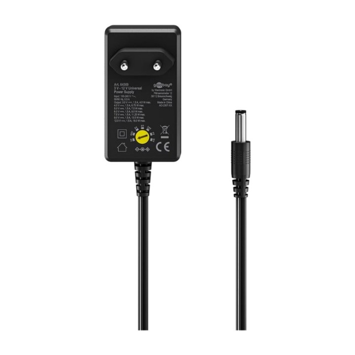 GOOBAY Alimentation universelle avec adaptateurs