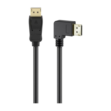 monitorkabel mit seitlich abgewinkeltem 90-grad-stecker displayport-2.1 8k 144hz 77053