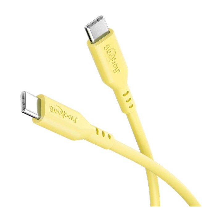GOOBAY Cable de silicona carga y datos tipo C USB-C 2.0
