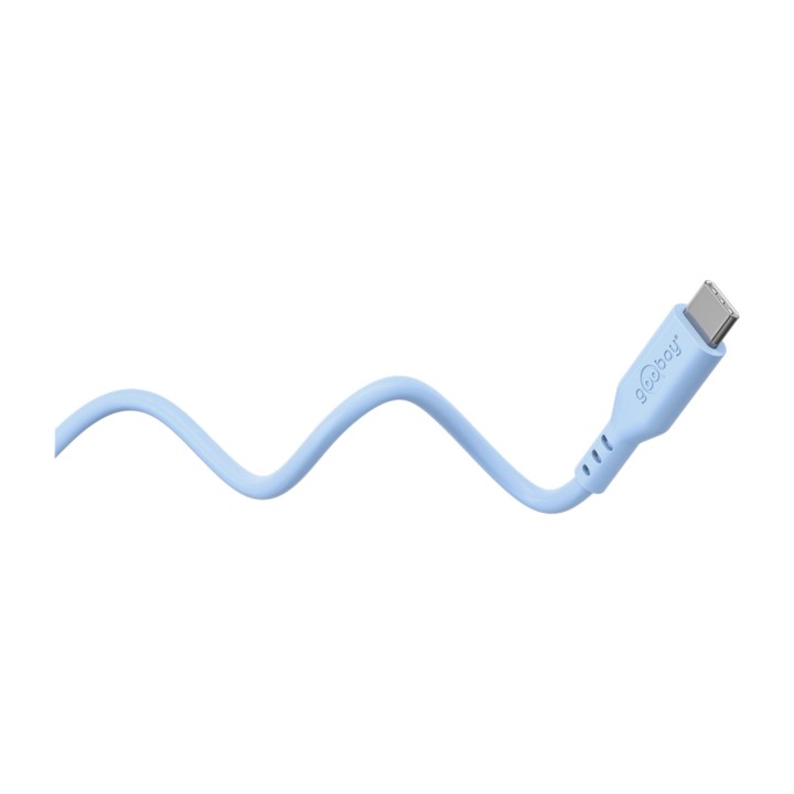 GOOBAY Cable de silicona carga y datos tipo C USB-C 2.0