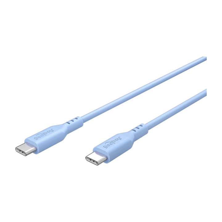 GOOBAY Cable de silicona carga y datos tipo C USB-C 2.0