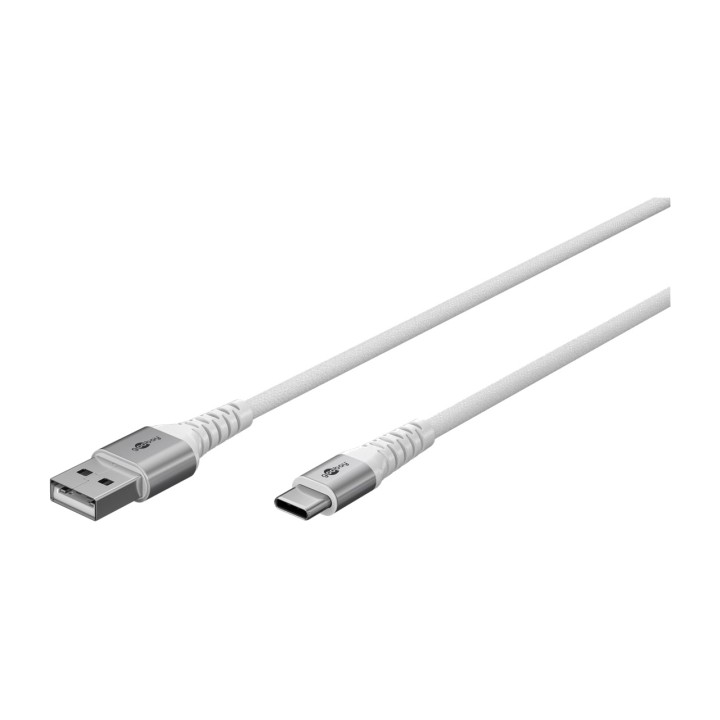 GOOBAY Cable USB-A a tipo C textil supersuave 2.0 60W 2M