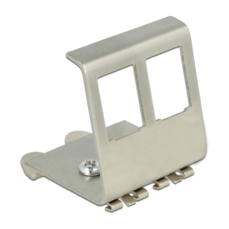 din rail mount for 2 keystone modules 86255
