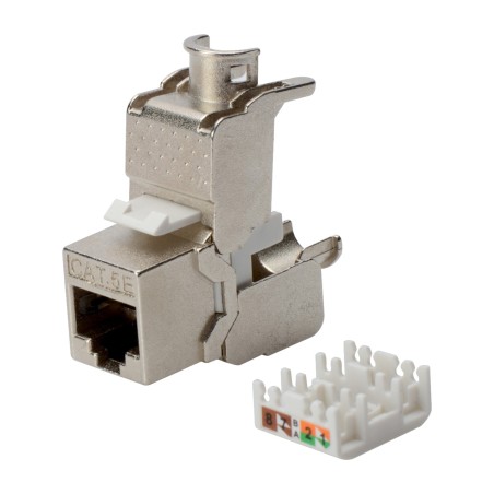 module keystone pour prise réseau ethernet rj45 cat5e lsa