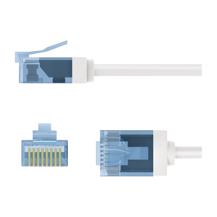 GOOBAY Latiguillo de red ultraflexible fino CAT6A U/UTP RJ45