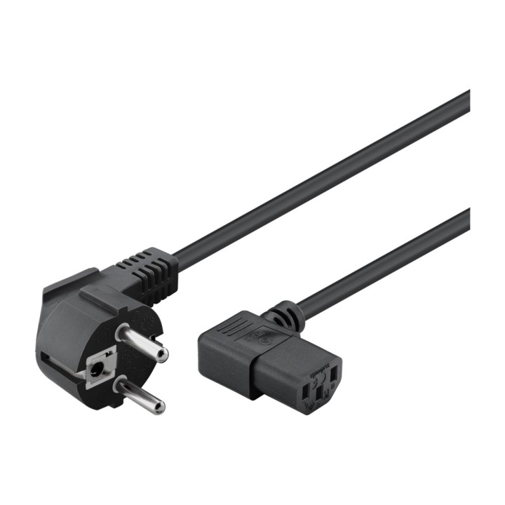 GOOBAY Zásuvkový kabel schuko a IEC C13 H05VV-F3G 250V