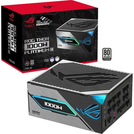 fuente de alimentación atx para pc rog thor 1000w platinum iii equalizer