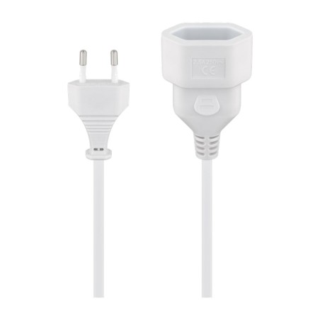 cable alargador para enchufe europeo plano cee 7/16 2m