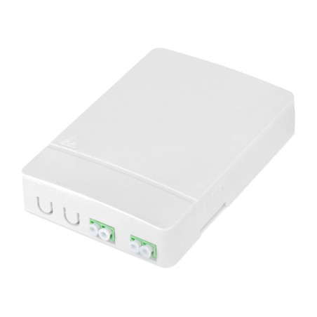 caja de conexión de fibra óptica ftth 2x lc/apc dx