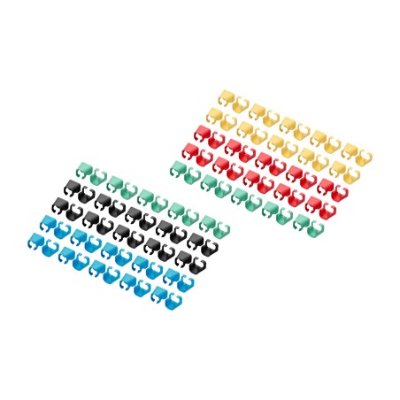 colour clips for ethernet network patch cables a-cc-m 100 uds