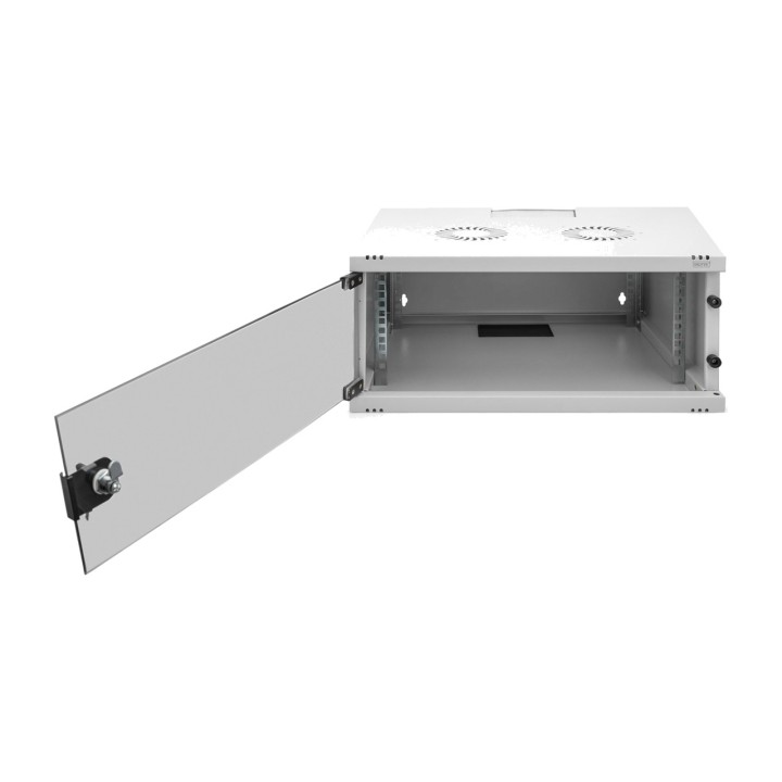 DIGITUS Armadio rack da parete assemblare con porta in vetro