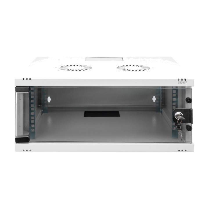 DIGITUS Armadio rack da parete assemblare con porta in vetro
