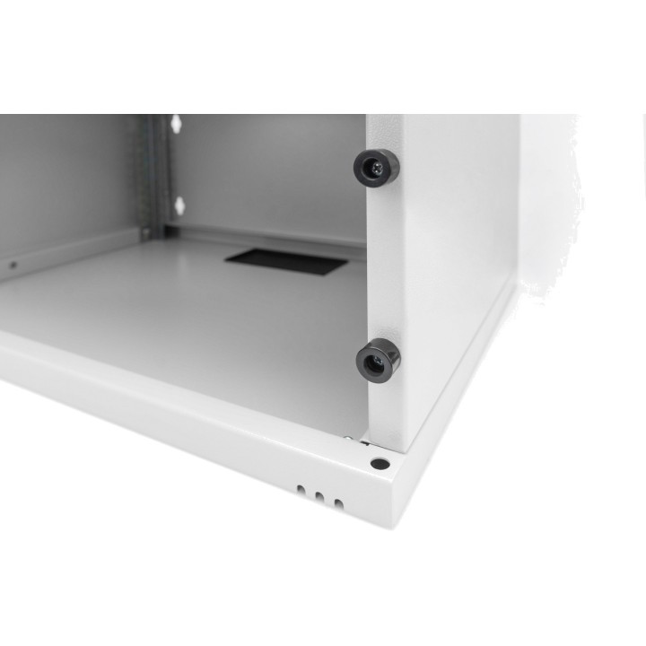 DIGITUS Armario rack de pared sin montar con puerta cristal