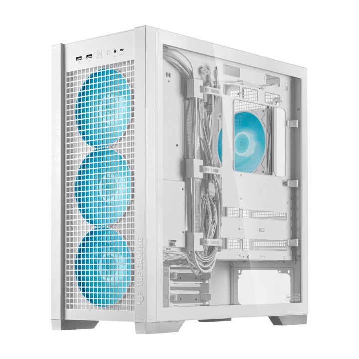 ASUS E-ATX-PC-Gehäuse im Midi-Tower-Format mit Fenster