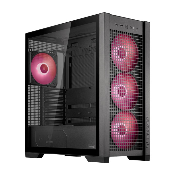 ASUS Caja de PC semitorre E-ATX con ventana TUF-GAMING
