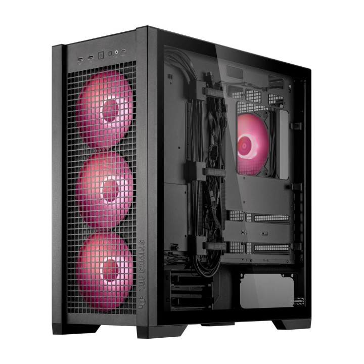 ASUS Caja de PC semitorre E-ATX con ventana TUF-GAMING