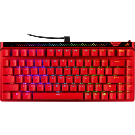 teclado gaming magnético con cable y distribución alemana rog-falchion ace 75 he