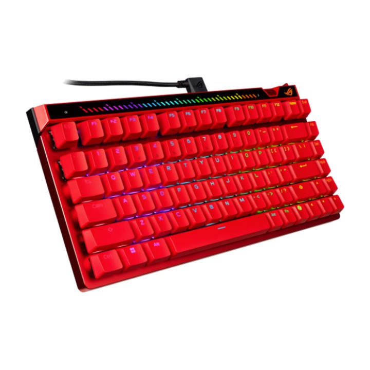 ASUS Teclado gaming magnético con cable y distribución