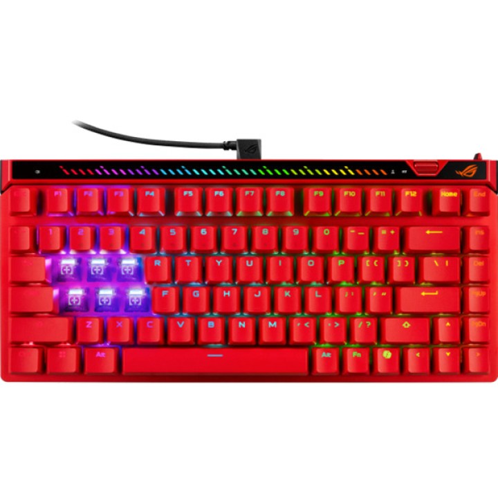 ASUS Teclado gaming magnético con cable y distribución