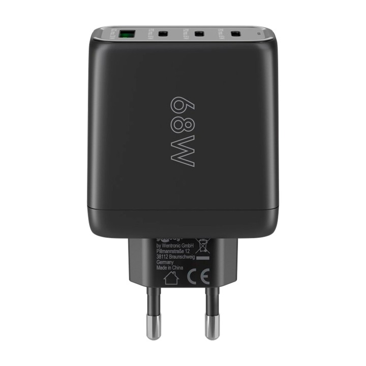 GOOBAY Cargador rápido de pared 4 puertos USB-C/USB-A PD