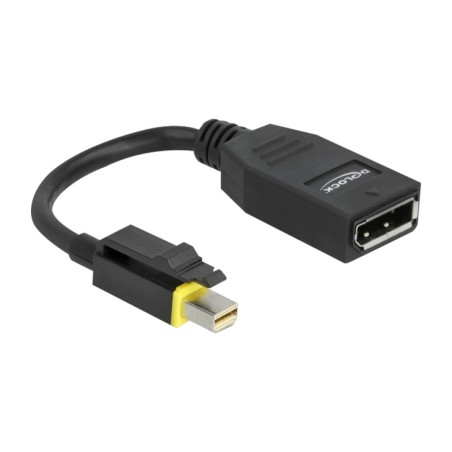 adaptador de mini dp a displayport con cable 1.4 m/h 32awg 0,15m 65978