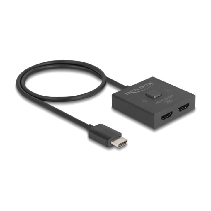 DELOCK Conmutador bidireccional 2 a 1 HDMI 8K 18901