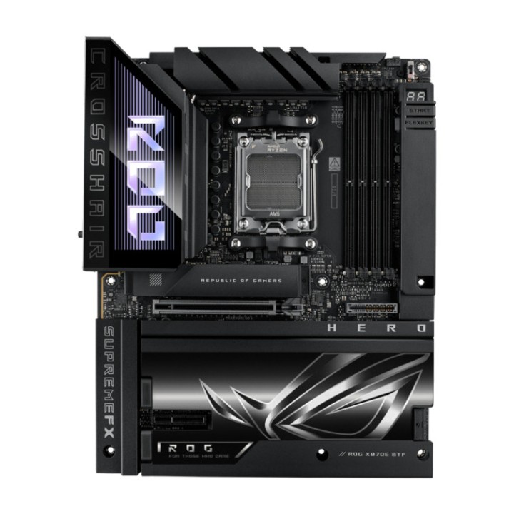 ASUS ATX motherboard for AMD ROG-CROSSHAIR X870E HERO BTF