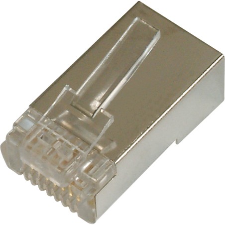 conector de red pasante apantallado para cable redondo rj45 cat5e