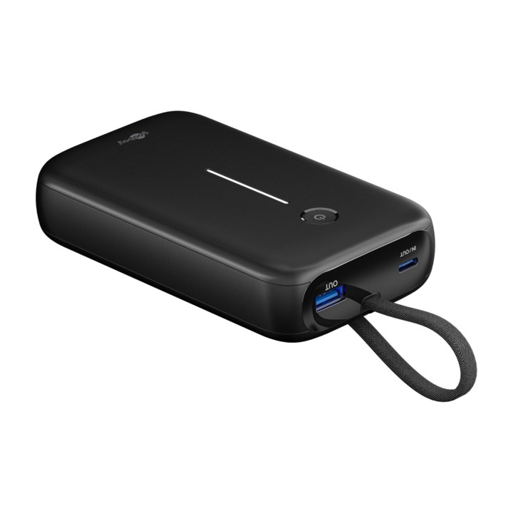 GOOBAY Batería externa con cable USB-C integrado 20000MAH