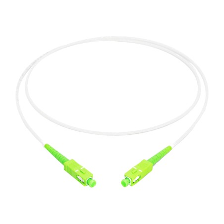 armored single-mode simplex fiber optic patch cable sc-sc apc