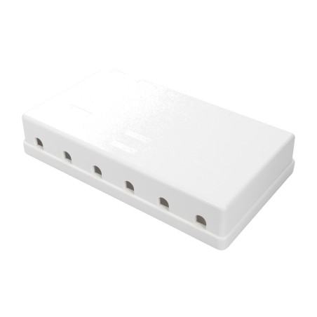 caja de punto de consolidación para keystone 6-puertos
