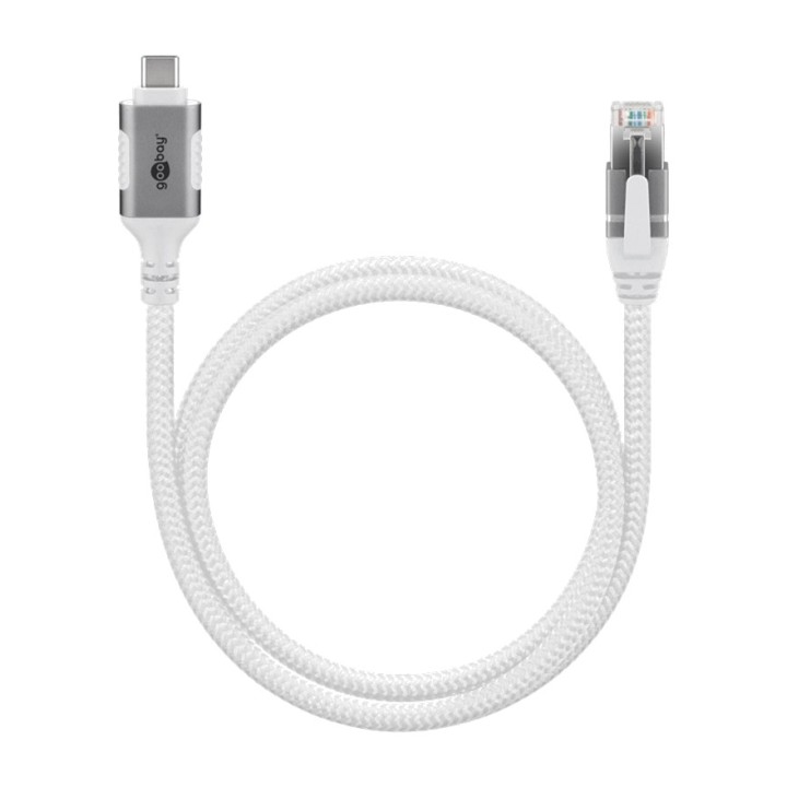 GOOBAY USB-C-auf-Netzwerkadapterkabel RJ45 3.2 GEN2 CAT6 FTP