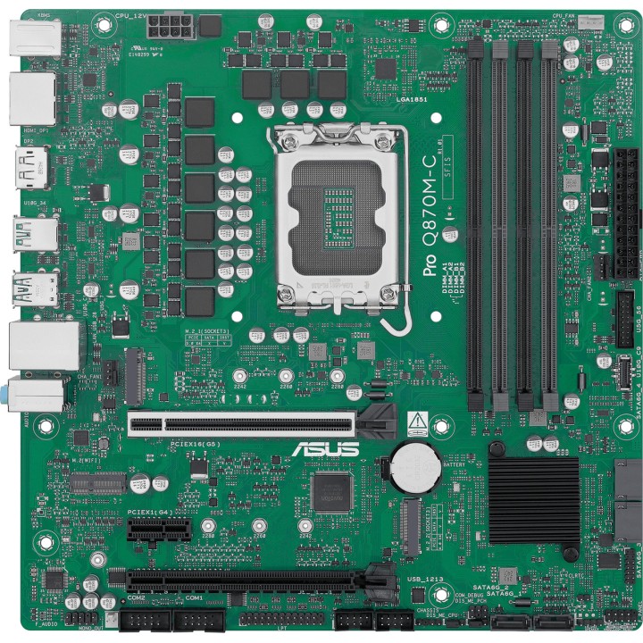 ASUS Micro-ATX-Mainboard für Intel PRO Q870M-C-CSM LGA1851