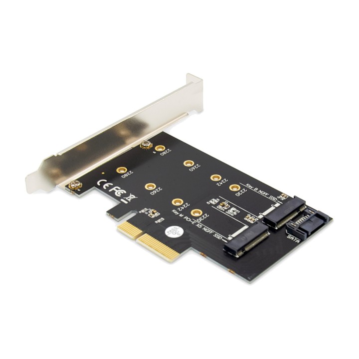 DIGITUS Low-profile PCIe card for M.2 NVMe SSD 3.0 X4