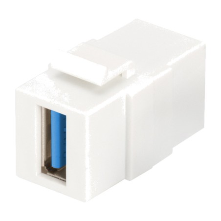 módulo keystone usb-a de doble hembra 3.2 gen1 5gbps