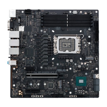 scheda madre micro atx per intel pro ws w680m-ace se lga1700