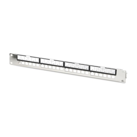 panel de parcheo modular sin equipar keystone-19" 1u 24x
