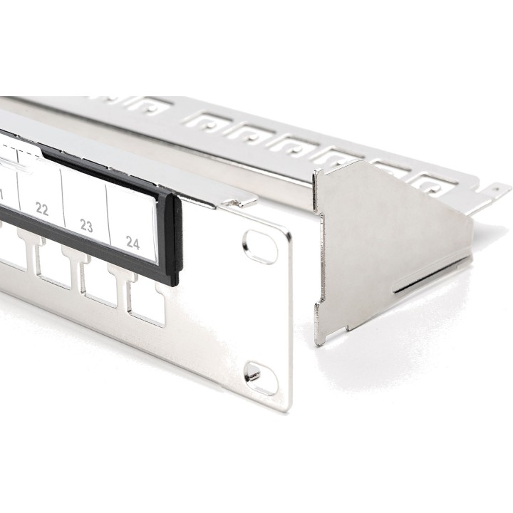 DIGITUS Unbestücktes modulares Patchpanel KEYSTONE-19" 1U