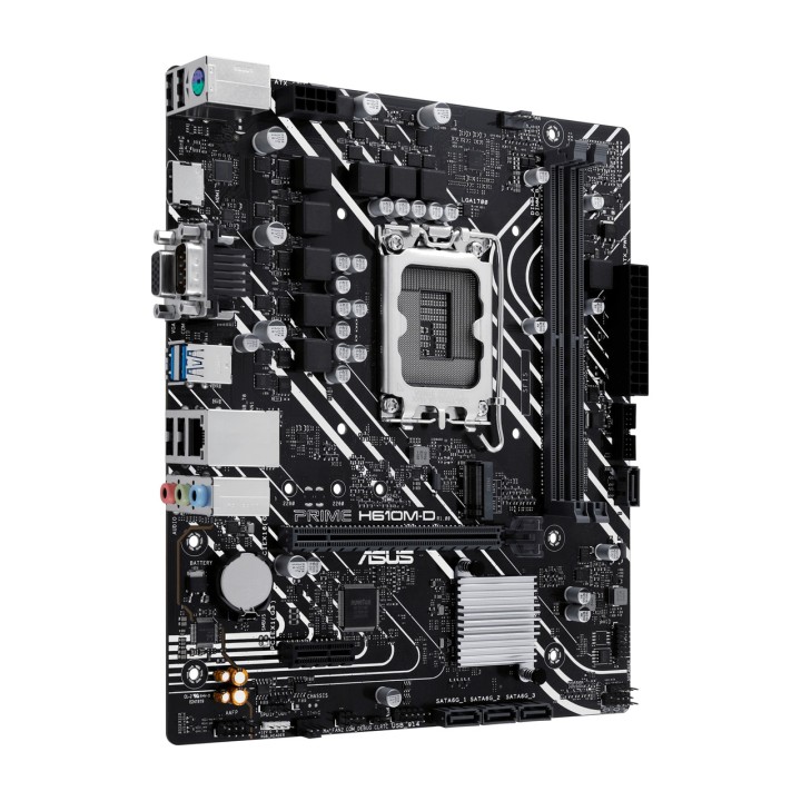 ASUS Micro ATX motherboard for Intel PRIME H610M-D LGA1700