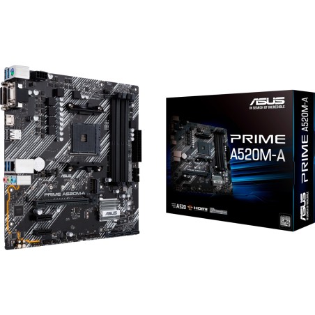 scheda madre micro atx per amd prime a520m-a ii/csm am4 ddr4