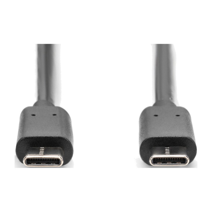 DIGITUS Type C data and charging cable with two male