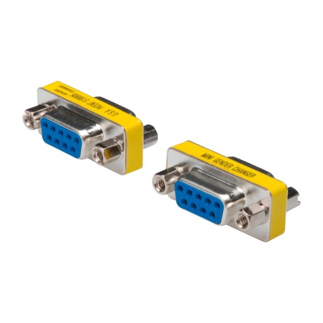 adaptateur inverseur de genre double femelle db9