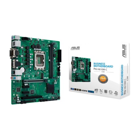 scheda madre micro atx per intel pro h610m-c-csm lga1700